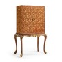 Red Chinoiserie Drinks Cabinet