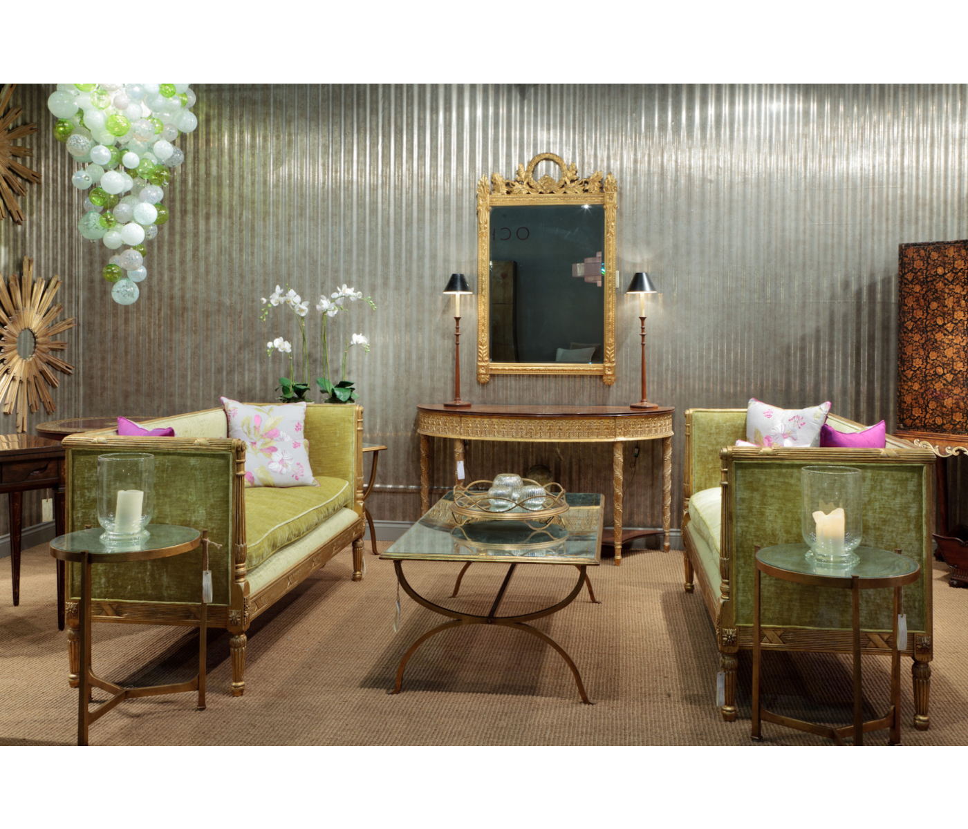 Red Chinoiserie Drinks Cabinet