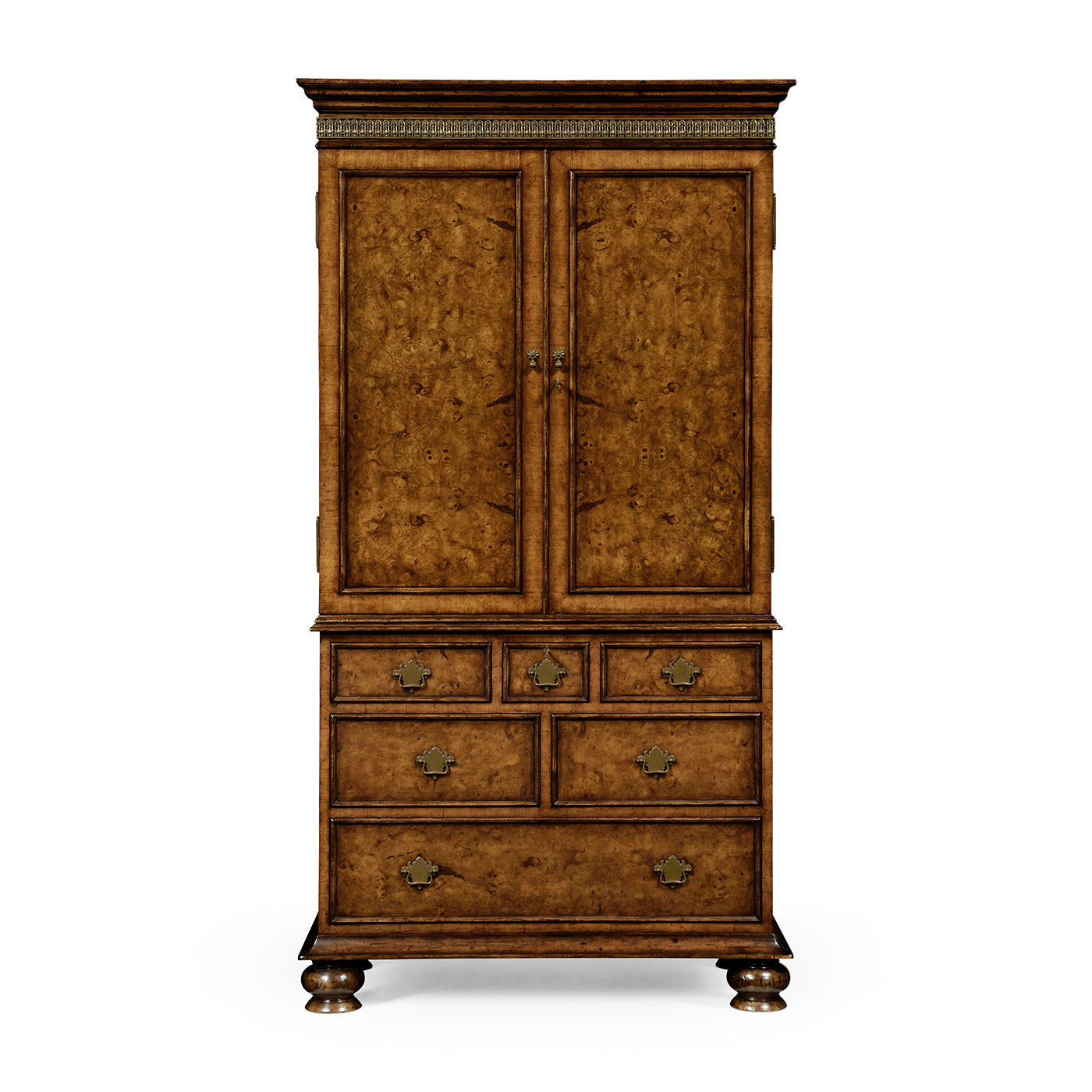 Walnut gentleman's wardrobe