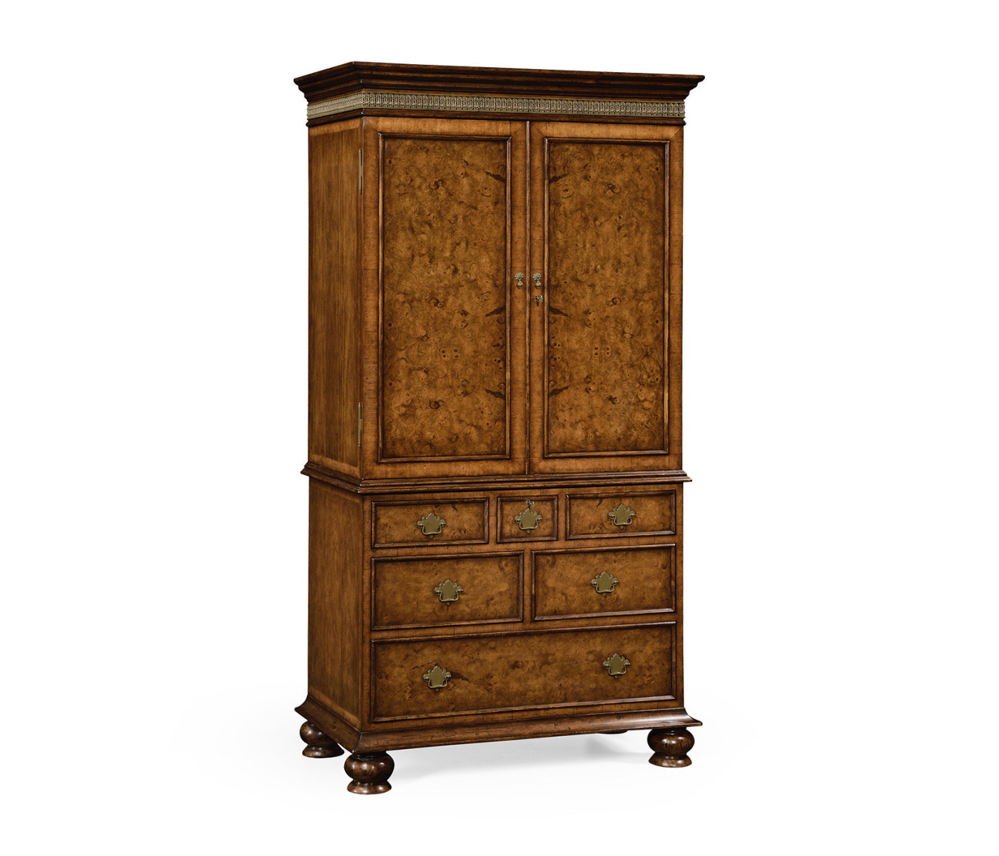 Walnut gentleman's wardrobe