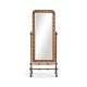 Satinwood & Painted Cheval Mirror (Full Length)