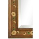 Satinwood & Painted Cheval Mirror (Full Length)
