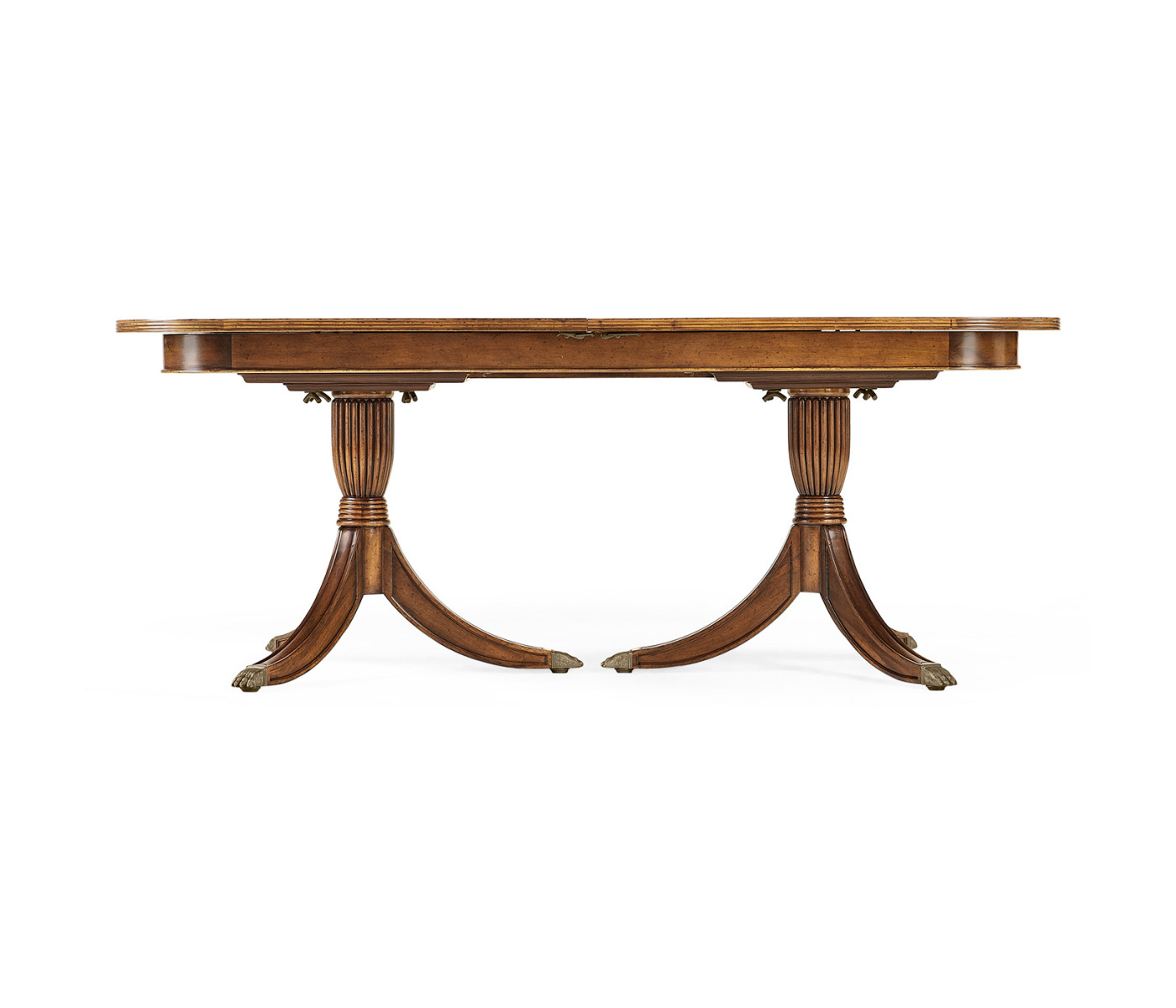 Regency Crotch Walnut Extending Dining Table