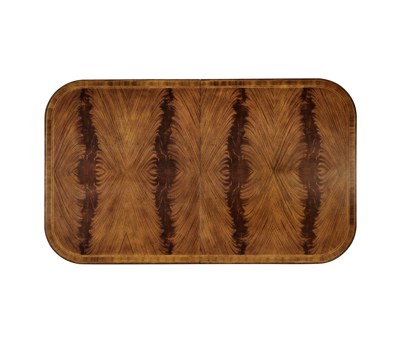 Regency Crotch Walnut Extending Dining Table