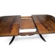 Regency Crotch Walnut Extending Dining Table 76