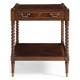 Regency Style Square Side Table (Mahogany)