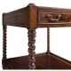 Regency Style Square Side Table (Mahogany)