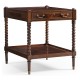 Regency Style Square Side Table (Mahogany)