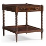 Regency Style Square Side Table (Mahogany)