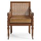 Walnut Caned Bergere Chair