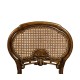 French Style Salon Side Chair with Caned Back