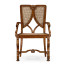 Continental chair with panelled caned back (Arm)