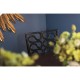 Walnut Serpentine Open Back Dining Side Chair