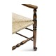 Casual Ladderback Golden Ale Dining Arm Chair