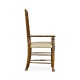 Traditional Ladderback Walnut Dining Arm Chair