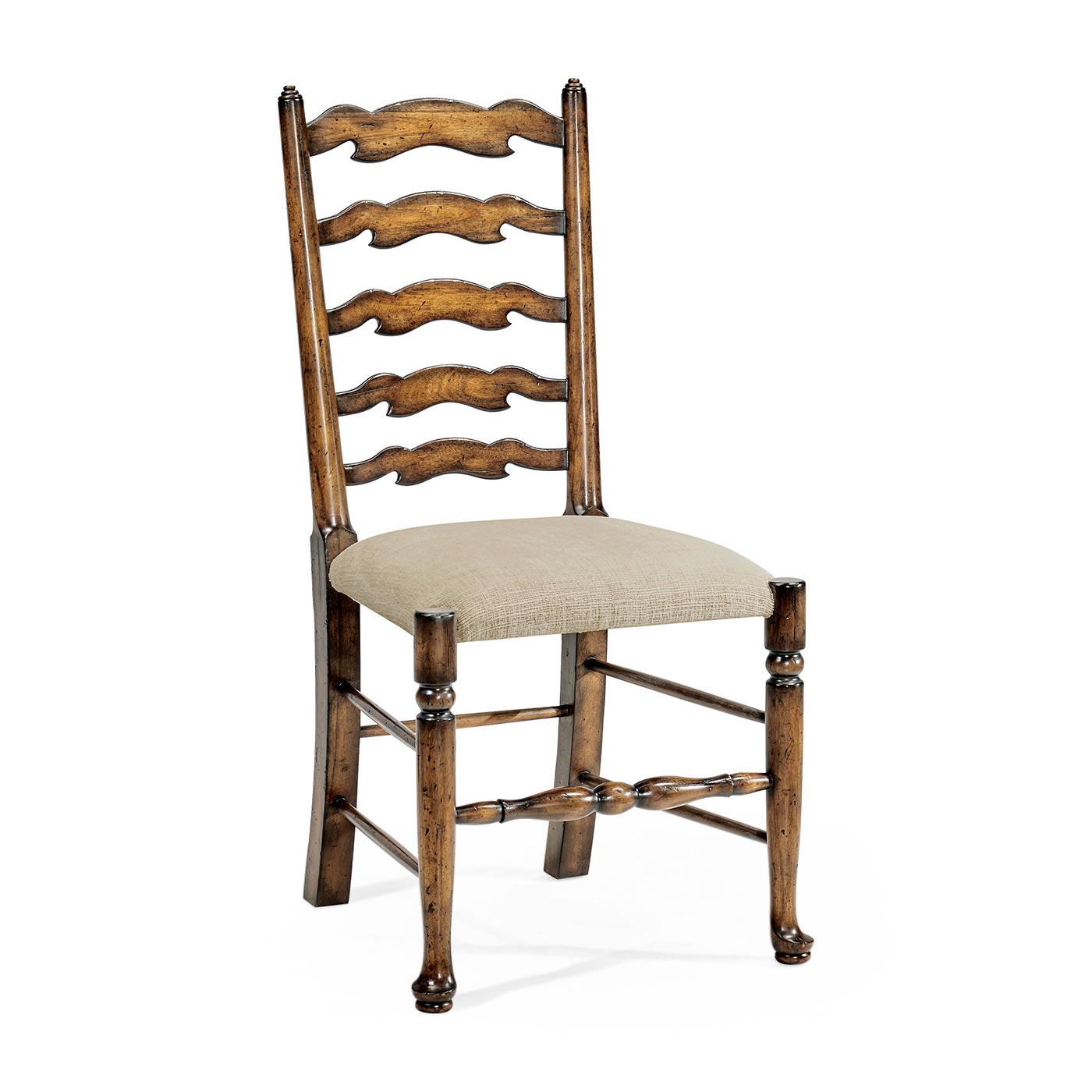 Casual Ladderback Golden Ale Dining Side Chair
