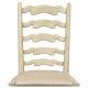 Traditional Ladderback Grey Painted Dining Side Chair