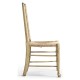 Traditional Ladderback Grey Painted Dining Side Chair