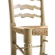 Traditional Ladderback Grey Painted Dining Side Chair