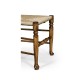 Traditional Ladderback Walnut Dining Side Chair