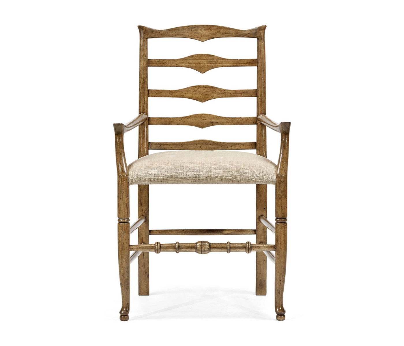 Casual Triangular Ladderback Arm Chair