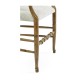 Casual Triangular Ladderback Arm Chair