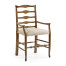 Casual Triangular Ladderback Arm Chair