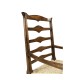 Traditional Triangular Ladderback Arm Chair