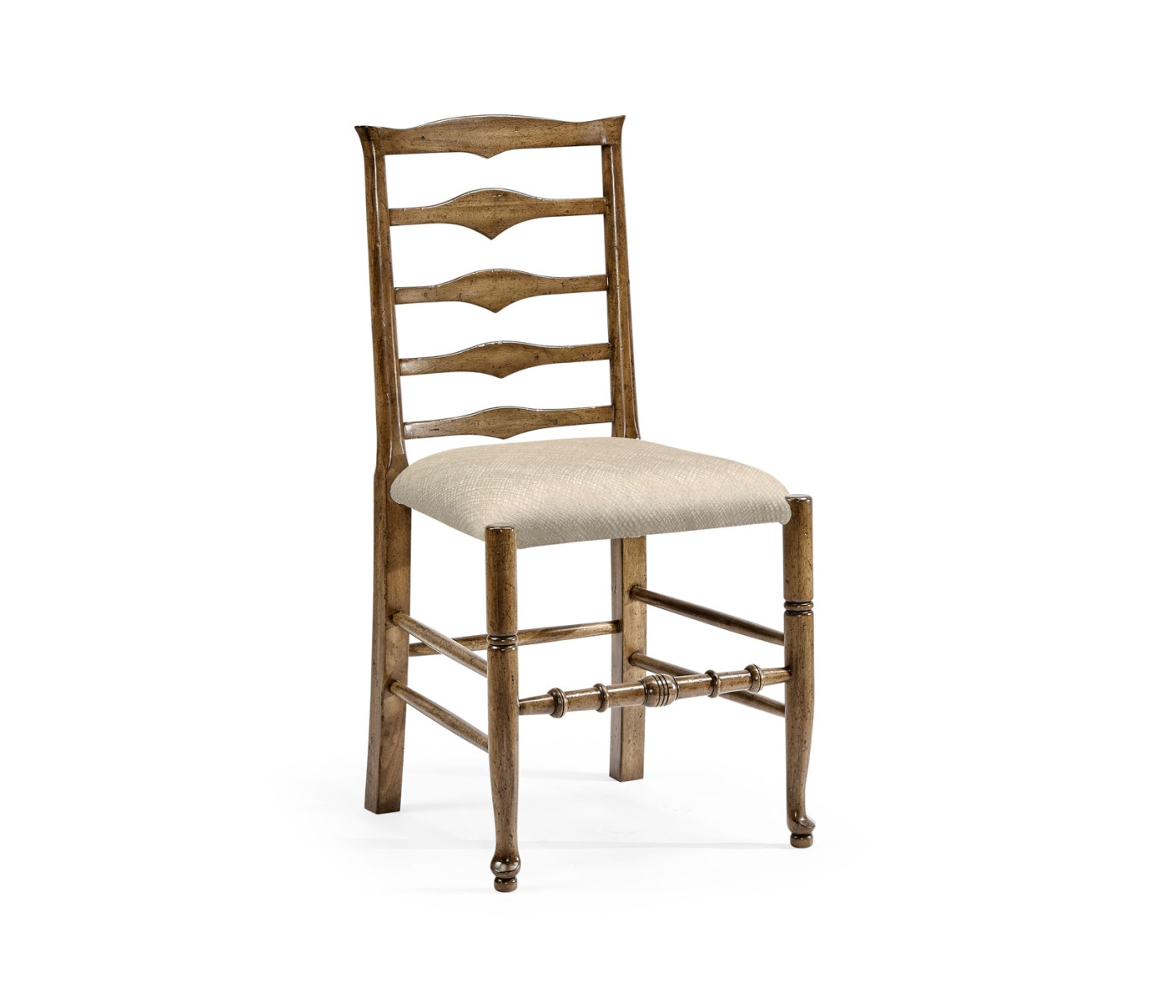 Casual Triangular Ladderback Side Chair