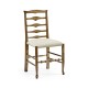 Casual Triangular Ladderback Side Chair