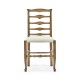 Casual Triangular Ladderback Side Chair
