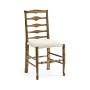 Casual Triangular Ladderback Side Chair