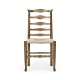 Casual Triangular Ladderback Side Chair