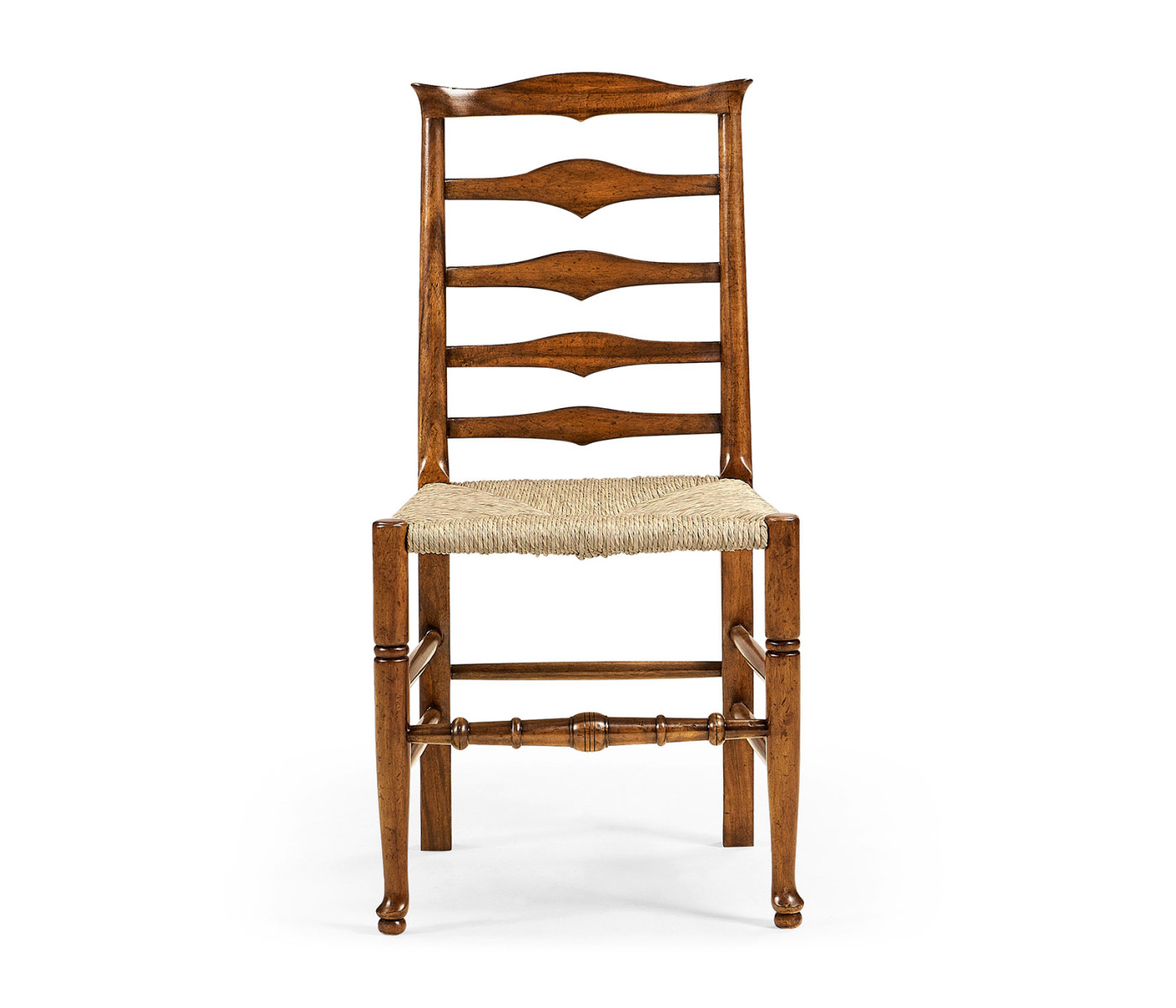 Traditional Triangular Ladderback Side Chair
