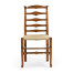 Traditional Triangular Ladderback Side Chair