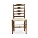 Traditional Triangular Ladderback Side Chair
