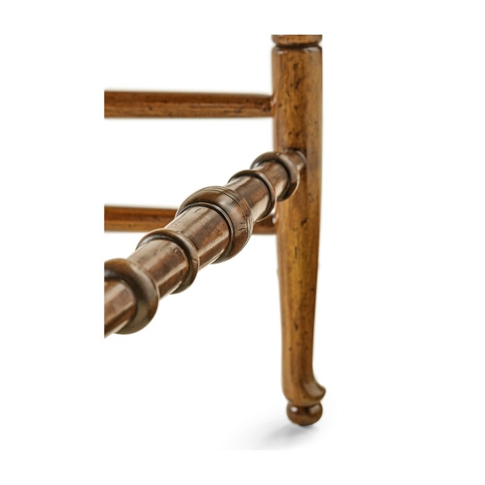 Traditional Triangular Ladderback Side Chair