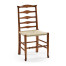 Traditional Triangular Ladderback Side Chair