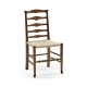 Traditional Triangular Ladderback Side Chair