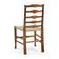 Traditional Triangular Ladderback Side Chair