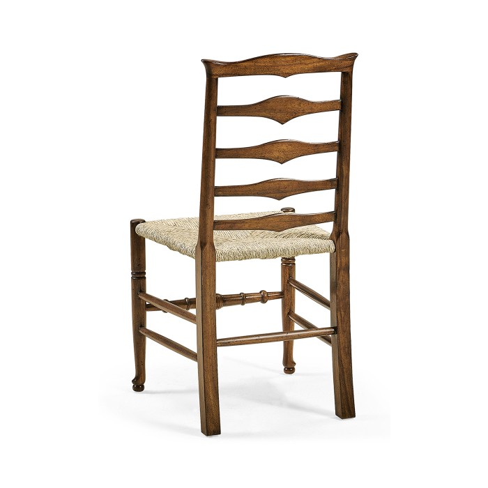 Traditional Triangular Ladderback Side Chair