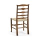 Traditional Triangular Ladderback Side Chair