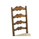 Ladder Back Country Side Chair with Rushed Seat