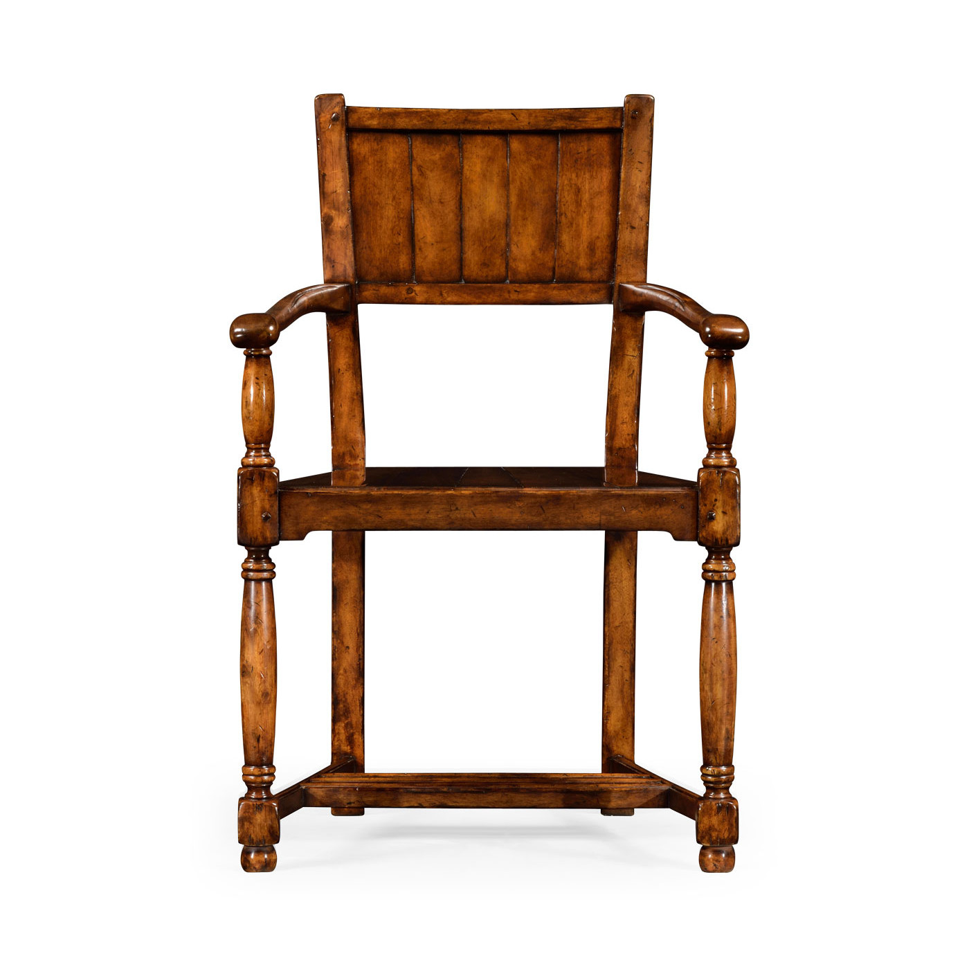 Planked walnut chair (Arm)