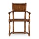 Planked walnut chair (Arm)