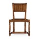 Planked walnut chair (Side)