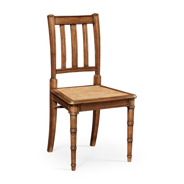 Late regency style caned chair (Side)