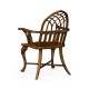 Gothic Windsor Walnut Arm Chair