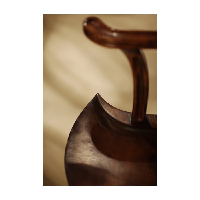 Gothic Windsor Walnut Arm Chair