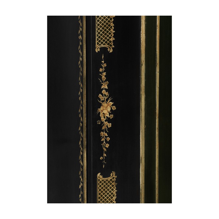 Formal Black & Gold Drinks Cabinet